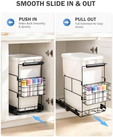 Bulado Pull Out Trash Can Under Cabinet, Supports 125 lbs, Bin Not Included - Image 5