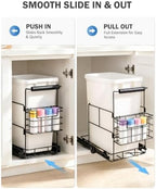 Bulado Pull Out Trash Can Under Cabinet, Supports 125 lbs, Bin Not Included - Image 5