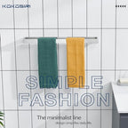 KOKOSIRI Towel Bars Brushed Nickel Bath Towel Hanger Holder 24-Inch Kitchen Rack Stainless Steel for Bathroom Hardware Wall Mount, 2 Pack B4008BR-L24-P2 - Image 6