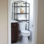 Household Essentials Bronze Iron Arch Over-Toilet Shelf - Image 2