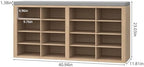 Shoe Rack Bench, Shoe Storage Bench with Cushion, Shoe Organizer 16 Cubbies for Entryway Hallway Bedroom Living Room, Holds Up to 400lbs - Image 2