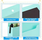 Gilprop 8 Pack Magnetic File Folder Holder for Whiteboard Classroom Storage - Image 3