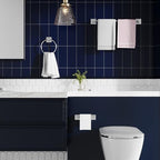 RUACQ Bathroom Accessories, 3-Piece Bathroom Hardware Set, Chrome - Image 2