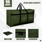 4 Pcs 96 Gallon Extra Large Moving Bags Heavy Duty Storage Bag - Image 2