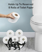 Cat Toilet Paper Holder Stand, Decorative Toilet Paper Storage - Image 2