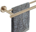 JQK Double Towel Bar Champagne Bronze, 19 Inch 304 Stainless Steel Thicken 0.8mm Towel Rack Bathroom, Towel Holder Wall Mount, Useable Length 16 Inch, TB100L16-CB by Homeimprovement