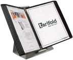 Tarifold Desktop Reference Display System, 10 Pockets, Expandable, Black - Image 4
