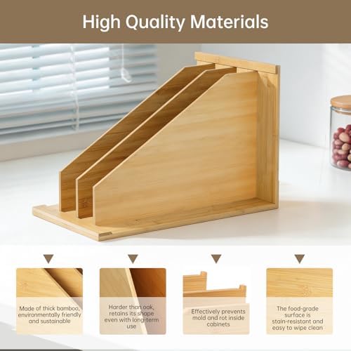Tray Dividers for Kitchen Cabinets，cookie sheet divider for cabinet - Image 4