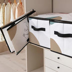 Stackable Clothes Storage Bins with Lids 3 Pack. - Image 5