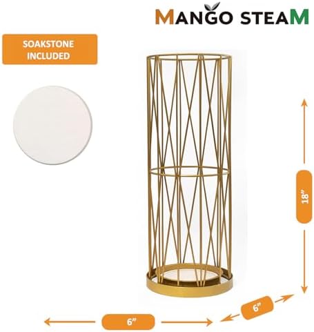 Mango Steam Pluvian Soakstone Umbrella Holder (Regular, Gold) - Image 3