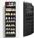 1 Pack 8 Shelves Over The Door Shoe Organizer, 68" Exlarge Deep Pockets by Fentec