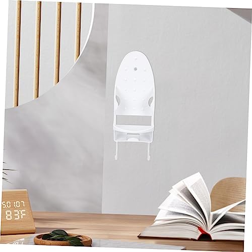 Wall Mounted Ironing Board Rack and Electric Iron Hanger White - Image 5