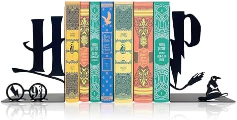 H&P Decorative Bookends Modern Kids Book Stopper for Shelves by Unknown