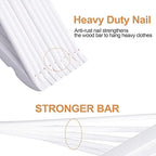 Wooden Hangers 30 Pack, Wood Hangers with Extra Smooth Finish - Image 4