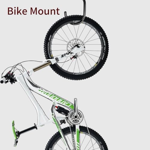 24 Pack Bike Rack Garage Hooks for Hanging, PVC Coated, Black - Image 4