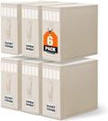 WOWBOX Sheet Organizers and Storage,Closet Bed Sheet Organizer Under Bed Storage and Organization with Label Cards & Clear Window for Bedding Sheets,Duvet Covers,Blankets (6 Pack，Beige) by WOWBOX