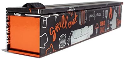 ChicWrap BBQ Grill Refillable Foil Dispenser - Includes 12"x 30' Roll of Professional Aluminum Foil - Reusable Dispenser w/Slide Cutter - Ideal Dispenser & Saves Money by ChicWrap