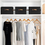StorageWorks Fabric Storage Bins with Lids, Closet Storage Bins - Image 6
