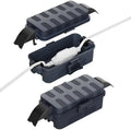 Flemoon Small Outdoor Electrical Box, IP55 Waterproof Extension Cord Cover by FLEMOON