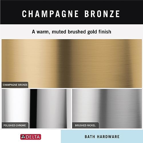 Delta Hand Towel Holder | Square Champagne Bronze Ring for Hanging Towels in Kitchen, Bathroom | Trinsic Accessories (Pack of 3) - Image 4