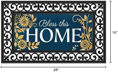 Evergreen Flag Seasonal Sassafras Interchangeable Mat and Tray Bless This Home - Image 2