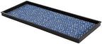Anji Mountain Rubber Boot Tray with Coir, Fits 3 pair (34.5” wide), Blue & Ivory Insert by AnjiMountain