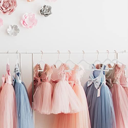 HOUSE DAY Velvet Kids Hangers 120 Pack, Premium Children Hangers for Closet - Image 6