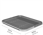 OXO Good Grips Compact Drying Rack with Dish Rest - Image 7