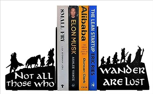 Decorative bookends for Shelves, Heavy Metal Bookends, Unique Bookends, Non Skid Book Ends, Book Stopper for Home/Office Decor/Shelves, 7 X 5.51 X 4 in/Piece (with Quote on Product) - Image 5