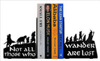 Decorative bookends for Shelves, Heavy Metal Bookends, Unique Bookends, Non Skid Book Ends, Book Stopper for Home/Office Decor/Shelves, 7 X 5.51 X 4 in/Piece (with Quote on Product) - Image 5