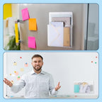 Fuutreo Magnetic Wall File Holder,6pcs,Clear,Horizontal & Vertical - Image 5