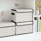 Fabric Storage Bins with Lids,Under Bed Storage Containers 3Pack - Image 6