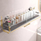 Suction Cup Shower Caddy, 1 Pack Shower Shelves for Inside Shower No Drilling,Large Capacity Removable Bathroom Shelf Storage Rack (50cm-Without Pole) - Image 2