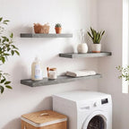 RICHFOCUS Long Floating Shelves for Wall 1Pack, Grey, 40" Lx8 D - Image 6