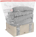 Compactor XXL Vacuum Storage Bag & Semi-Rigid Box, Closet Organizer, 210L by Compactor