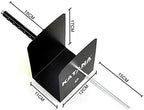 Book Ends Decorative, Modern Metal Funny Unique Black DVD Bookends for Shelves, Katana Book Stopper Holder for Office Home, Desk Gifts Book Stands for Men and Book Lovers - Image 3