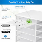 Mail Sorter Adjustable Countertop Mail Holder, Heavy Duty Literature Organizer, Student Mailbox for Classroom, Desktop Bill Paper Organizer for Office Home School, 27 Compartments, White - Image 7