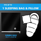 Shrink-Pak Vacuum Seal Storage Bags for Clothing, Travel, Bedding | Tear & Water Resistant, Dual-Valve Space Saver Compression Bags, Pump Included - Jumbo (30x36 Inch), 3-Pack - Image 7