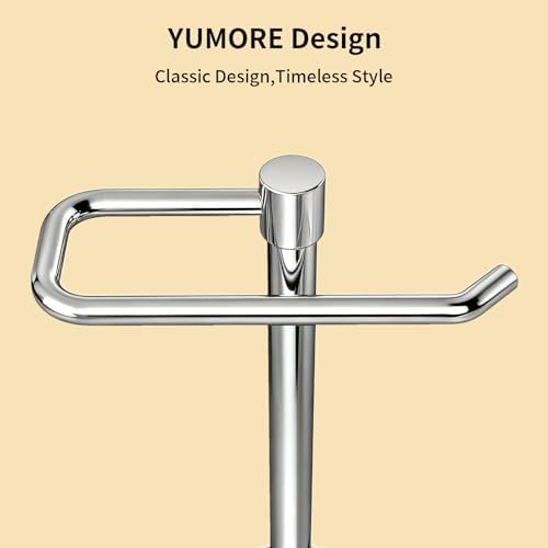 YUMORE Hand Towel Holder Stand Countertop, Pro Chrome - Image 4