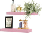 Sorbus 16 Inch Floating Shelves for Wall (2 Pack, Pink) - Image 7