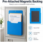Magnetic File Holder, A4 Wall Organizer for Classroom Whiteboards (4PCS) - Image 3