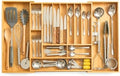 18.5"-33" Expandable Bamboo Silverware Utensil Drawer Organizer by Unknown
