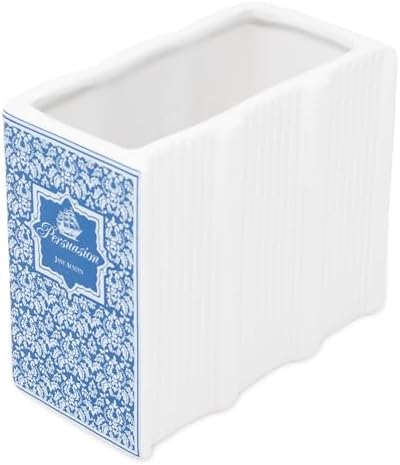 Steel Mill & Co. Book Stack Shaped Ceramic Desk Pot, Jane Austen Books - Image 4