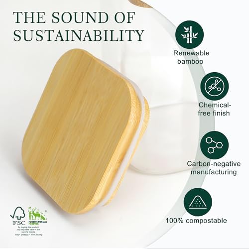 LIBWYS 12-Pack Square Glass Storage Jars with Bamboo Lids (0.6Qt/1.06Qt) - Stackable Food Containers for Pantry Organization, Coffee, Flour, Snacks, Tea | Kitchen Canisters Set - Image 6