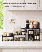 Kitchen Countertop Organizer, Counter Shelf for Corners Coffee Bars Pantry - Image 4