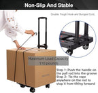 GtIiFmTe Foldable Hand Truck, Lightweight Luggage Cart for Airport Car Seat - Image 4