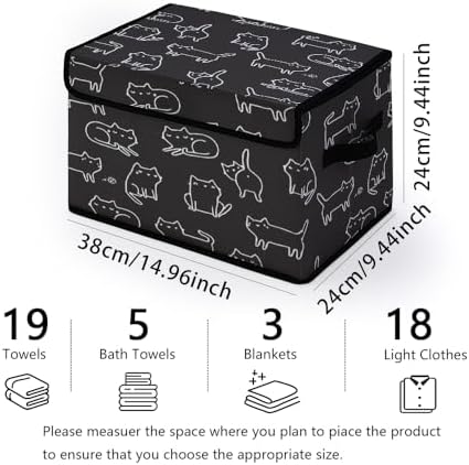 Stackable Clothes Storage Bins with Lids 3 Pack. - Image 2