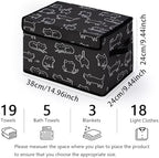 Stackable Clothes Storage Bins with Lids 3 Pack. - Image 2