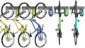 WALMANN Wall Mounted Swivel Bike Rack for Garage, Rotating Vertical Bike Storage for 5 Bikes, Space-Saving Bike Hooks, 500 lbs Capacity(Hanging 5 Bikes) by WALMANN