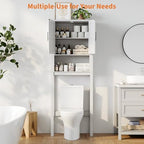 Garvee Over The Toilet Storage Cabinet with Adjustable Shelf - Image 4